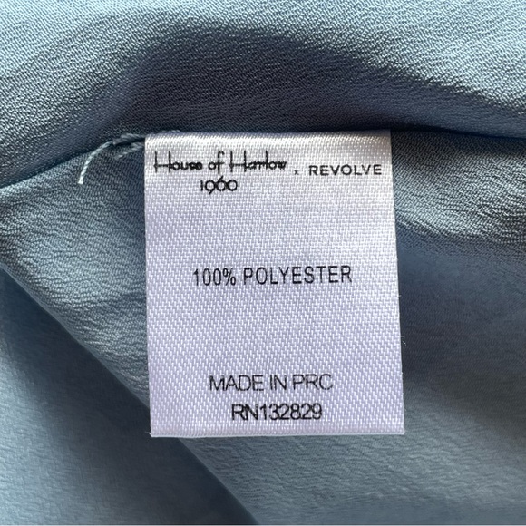 House of Harlow 1960 x Revolve Blue Pink Floral Wrap Dress XS - Picture 11 of 13